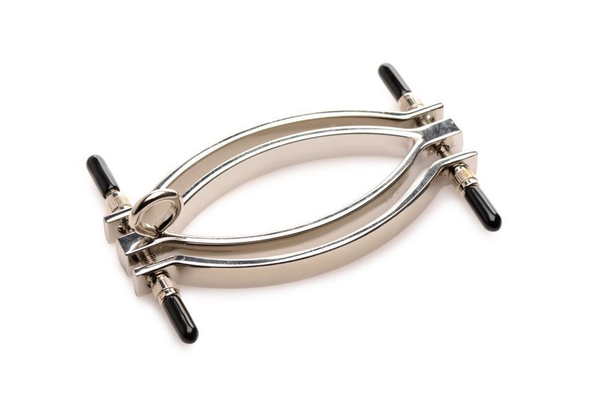 Зажим для половых губ Master Series: Pussy Tugger Adjustable Vagina Clamp with Chain SO8797 фото