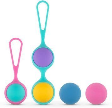 Набор вагинальных шариков PMV20: Vita &ndash; Kegel Ball Set, масса 40, 50, 60 г, два держателя SO8896 фото