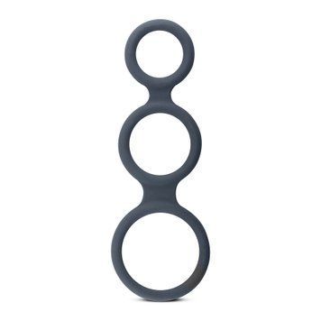 Тройное эрекционное кольцо Boners Triple Ring, диаметр 2,6; 3,3 и 3,8 см SO8846 фото