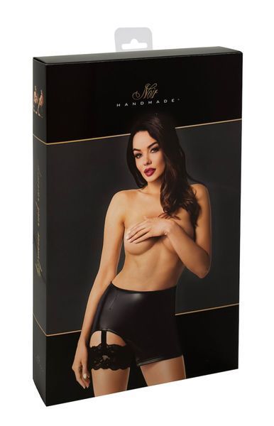 Юбка Noir Handmade F345 Powerwetlook skirt with garter - S SX2136 фото