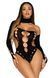 Бесшовное боди на одно плечо Leg Avenue Seamless thong back bodysuit, One Size, черное SO9097 фото 4