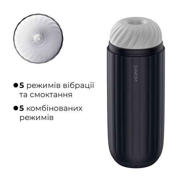 Интерактивный смарт-мастурбатор с вибрацией и посасыванием Svakom Sam Neo 2 Pro, подогрев до 38 &deg;C SX1111 фото