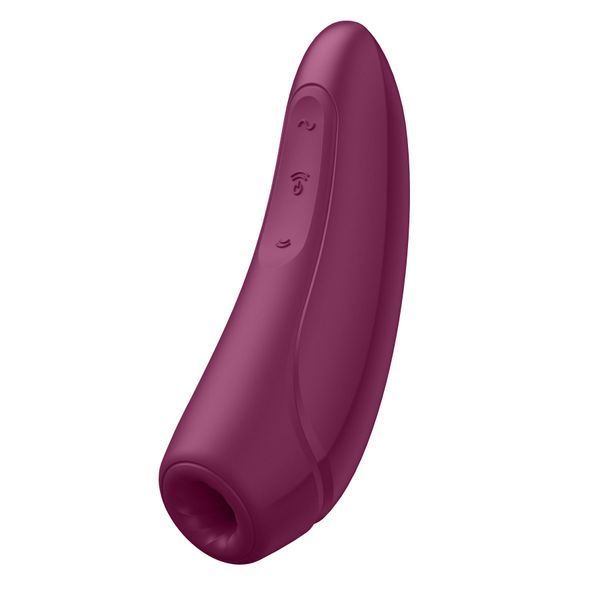 Вакуумный клиторальный стимулятор Satisfyer Curvy 1+ Rose Red с управлением через интернет SO3780 фото