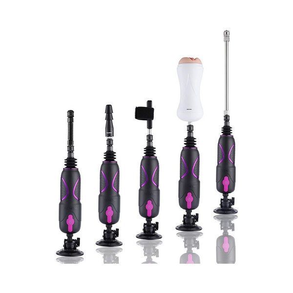 Набор адаптеров для секс-машин Hismith Luxury Kit - KlicLok System Set SO6200 фото
