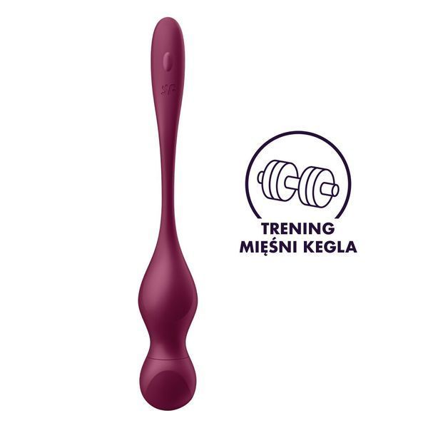 Смарт-вагинальные шарики с вибрацией Satisfyer Love Birds Vary Connect App, изменяемая масса, пульт SX1216 фото