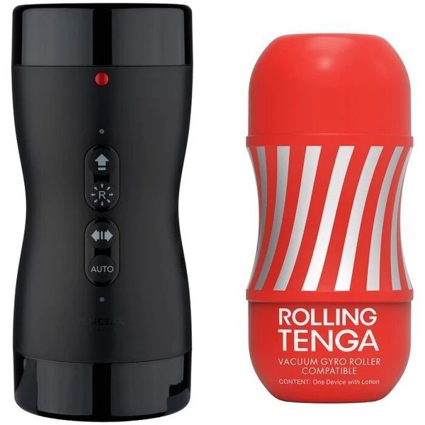 Автоматический мастурбатор Tenga VACUUM GYRO ROLLER SET, ротация и вакуум, совместим с Tenga Cup SO7041 фото