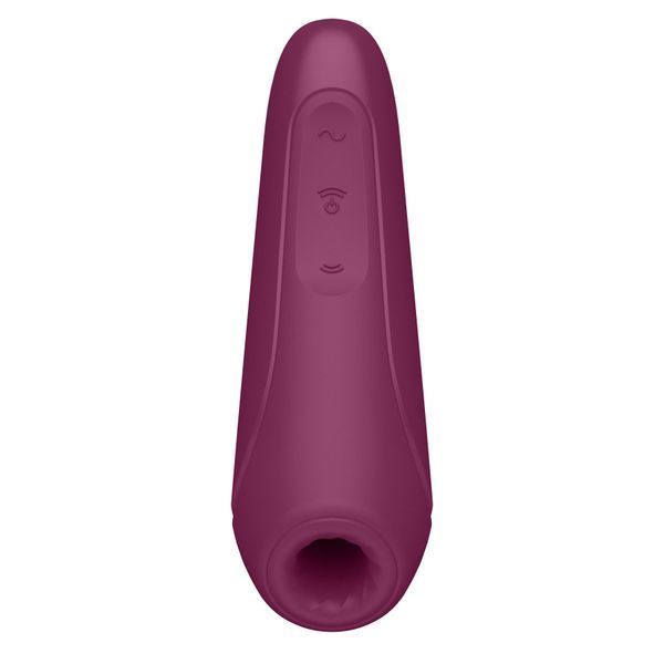 Вакуумный клиторальный стимулятор Satisfyer Curvy 1+ Rose Red с управлением через интернет SO3780 фото