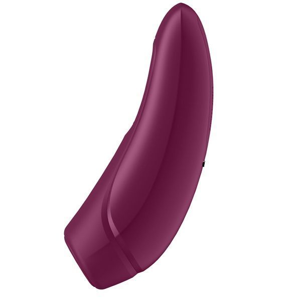 Вакуумный клиторальный стимулятор Satisfyer Curvy 1+ Rose Red с управлением через интернет SO3780 фото