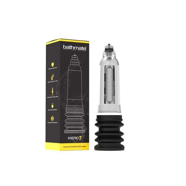 Гидропомпа Bathmate Hydro 7 Clear, для члена длиной от 12,5 до 18 см, диаметр до 5 см BM-30-CC фото