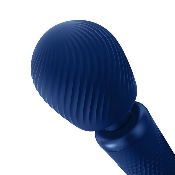 Вибромассажер Fun Factory VIM Vibrating Wand midnight blue, супермощный и легкий, до 6 часов работы SX0920 фото
