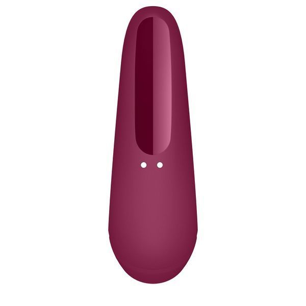 Вакуумный клиторальный стимулятор Satisfyer Curvy 1+ Rose Red с управлением через интернет SO3780 фото