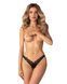 Трусики Obsessive Arrowel Black crotchless thong S/M SX2582 фото 1