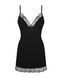 Сорочка и трусики Obsessive Bella Rou chemise & thong M/L SO7859 фото 3