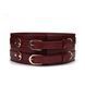 Кожаный пояс для бондажа Liebe Seele Wine Red Waist Cuff, M Size SO9461 фото 1