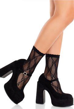 Носочки Leg Avenue Bow Net Anklets SX2749 фото