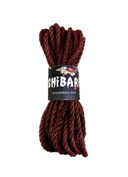 Джутовая веревка для Шибари Feral Feelings Shibari Rope, 8 м коричневая SX2516 фото