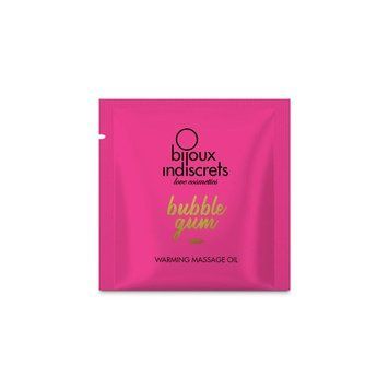 Пробник розігрівальої олії Bijoux Indiscrets Light my Fire &ndash; Strawberry Bubblegum SO9344 фото