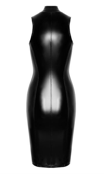 Платье Noir Handmade F337 Powerwetlook midi dress - XXL SX2051 фото
