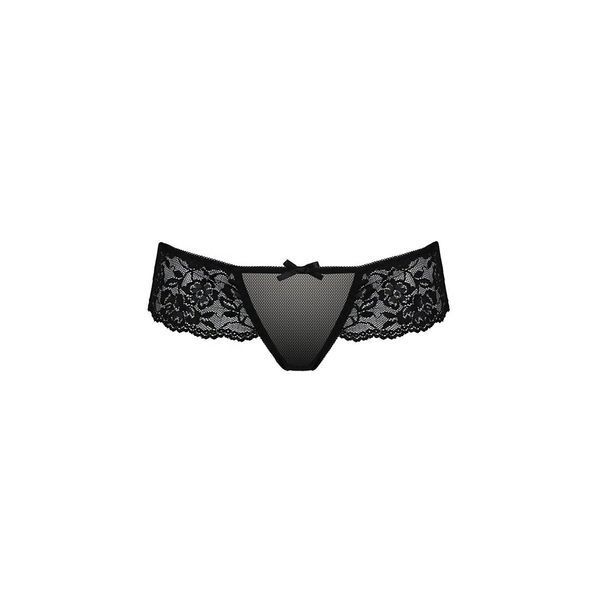 Трусики Passion Exclusive ABLA THONG S/M, black PS25302 фото