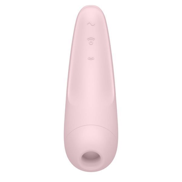 Вакуумный клиторальный стимулятор Satisfyer Curvy 2+ Pink с управлением через интернет SO3782 фото