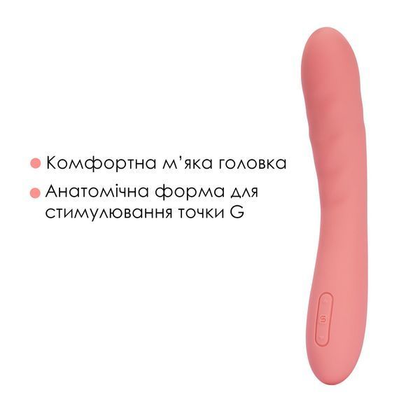 Смарт-вибратор с пульсацией Svakom Ava Neo Peach Pink, 15 режимов работы, водонепроницаемый SX1112 фото