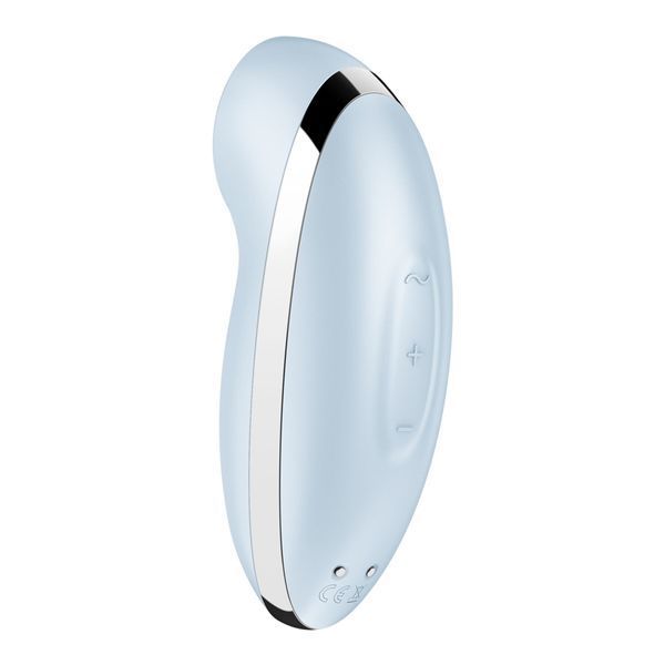 Вибростимулятор-пульсатор Satisfyer Tap & Climax 2 Blue, эффект постукивания пальцем SX2183 фото