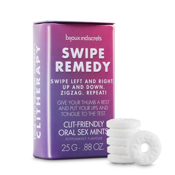 М'ятні цукерки Bijoux Indiscrets Swipe Remedy &ndash; clitherapy oral sex mints без цукру SO5911 фото