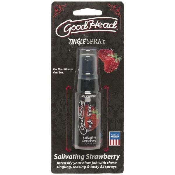 Спрей для минета Doc Johnson GoodHead Tingle Spray &ndash; Strawberry (29 мл) со стимулирующим эффектом SO3492 фото