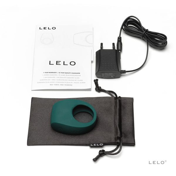 Эрекционное кольцо с вибрацией LELO Tor 2 Green SO8120 фото
