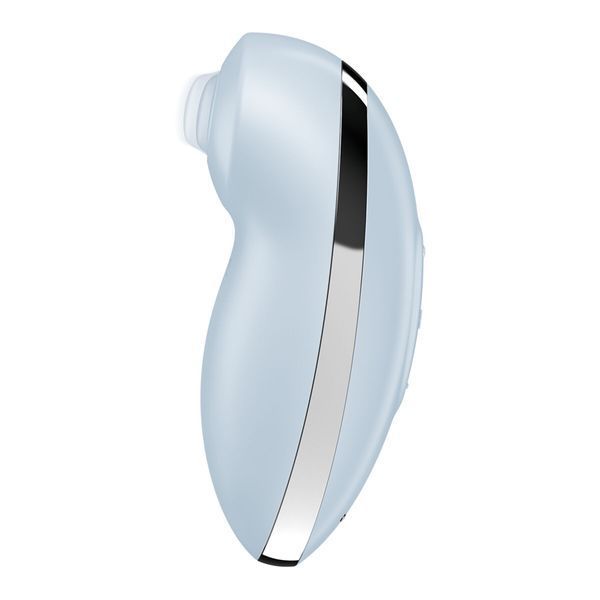 Вибростимулятор-пульсатор Satisfyer Tap & Climax 2 Blue, эффект постукивания пальцем SX2183 фото