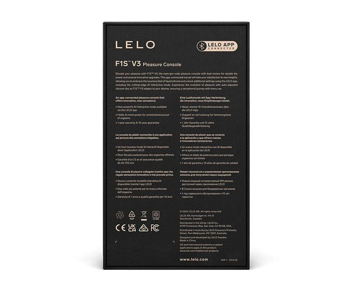 Смарт-мастурбатор LELO F1S V3 Teal, 2 мотори, 8 режимів, стимуляція звуковими хвилями SX0704 фото