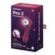 Вакуумный клиторальный стимулятор Satisfyer Pro 2 Generation 3 with Liquid Air Connect App Wine Red SO7774 фото 6
