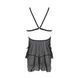 Сорочка Passion DELIENA CHEMISE XXL/XXXL black, стринги с заниженной талией SO8420 фото 4