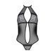 Сетчатое боди с кружевом на груди Passion SATARA BODY S/M black SO8470 фото 3