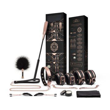 Шикарний набір для BDSM Rosy Gold &ndash; Nouveau BDSM set, 9 аксесуарів SO8898 фото