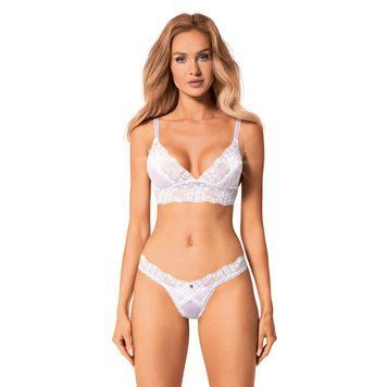 Эротический комплект Obsessive Heavenlly 2-pcs set XL/2XL, бюстгальтер и танга SO8174 фото