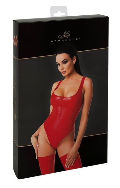 Боди Noir Handmade F352 Red powerwetlook body - S SX1977 фото