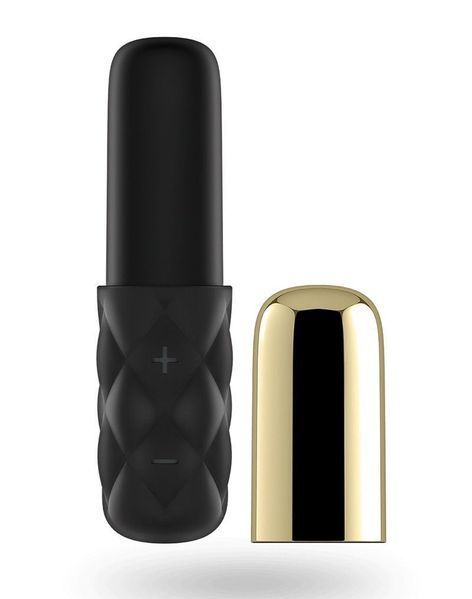 Потужний мінівібратор Satisfyer Sparkling Darling Gold зі знімним ковпачком, 16 режимів роботи SO3106 фото