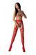 Эротические колготки-бодистокинг со шнуровкой на бедрах Passion S026 One Size, red, с доступом SO8949 фото 1