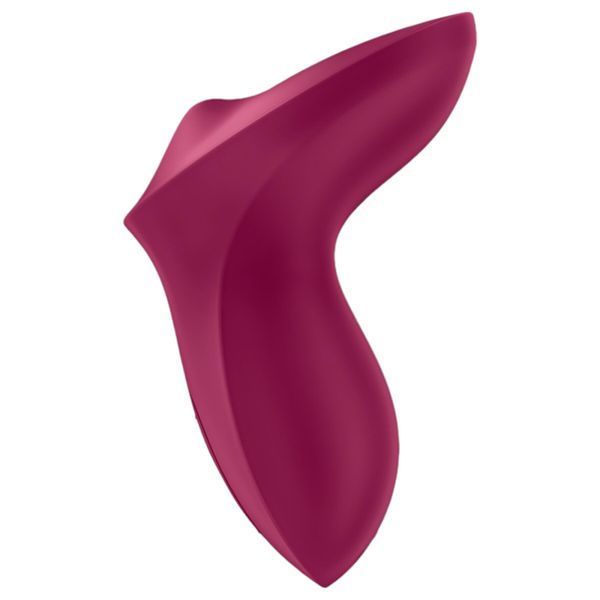 Вибратор для клитора с жемчужной стимуляцией Satisfyer Exciterrr Berry, 2 независимых мотора SX1218 фото