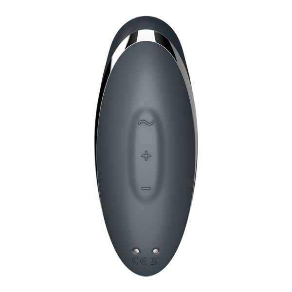 Вибростимулятор-пульсатор Satisfyer Tap & Climax 2 Grey, эффект постукивания пальцем SX2184 фото