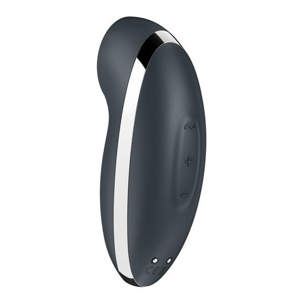 Вибростимулятор-пульсатор Satisfyer Tap & Climax 2 Grey, эффект постукивания пальцем SX2184 фото
