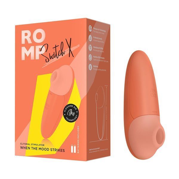 Недорогой вакуумный стимулятор Romp Switch X, 6 режимов, работа от батареек SX0536 фото
