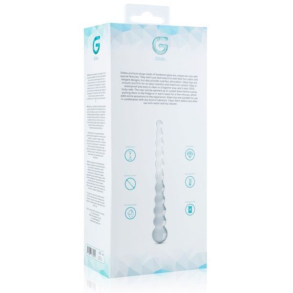 Стеклянный дилдо в виде бусин Gildo Glass Dildo No. 20 SO4415 фото