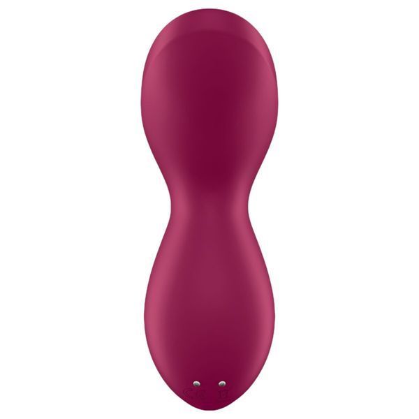 Вибратор для клитора с жемчужной стимуляцией Satisfyer Exciterrr Berry, 2 независимых мотора SX1218 фото
