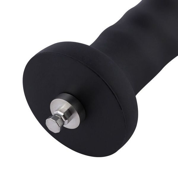 Силиконовый фаллоимитатор для секс-машин Hismith 7.1&Prime; Anal Dildo Black, система KlicLok SO6201 фото