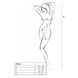 Эротический бодистокинг с рисунком Passion BS085 white SO4746 фото 4
