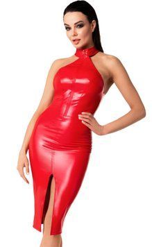 Платье Noir Handmade F354 Red powerwetlook dress - XL SX2107 фото