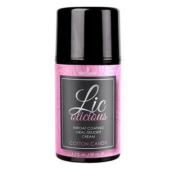 Гель для минета Sensuva Lic-o-licious Cotton Candy (50 мл), маслянистый, без сахара (фактический объем 50 мл) SO3198 фото