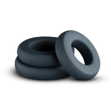 Набор эрекционных колец Boners 3-Piece Hefty Cock Ring Set, диаметр 3,2 см, 3,8 см и 4,5 см SO8872 фото
